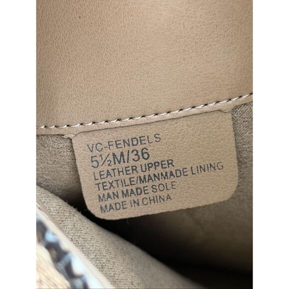 Vince Camuto Knee High Boots Leather Fendel Snake Print Stiletto Heel NEW - Picture 7 of 8